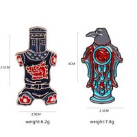 New Drip Brooch Creative Personality Cartoon Eagle Brooch Badge Bag Clothing Accessories Wholesale main image 4