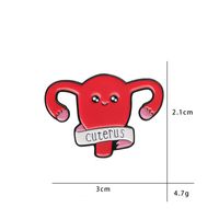 New Drip Brooch Creative Cartoon Cow Brooch Student Bag Clothing Accessories Wholesale main image 4