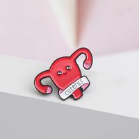 New Drip Brooch Creative Cartoon Cow Brooch Student Bag Clothing Accessories Wholesale main image 5