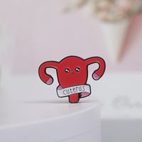 New Drip Brooch Creative Cartoon Cow Brooch Student Bag Clothing Accessories Wholesale main image 6