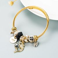 European And American Fashion & Trend Special-interest Design Personalized Diy Multi-element Bracelet Women's Simple Gold Bracelet Wrist Ring Accessories sku image 1