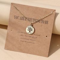European And American Creative Tree Of Life Pendent Niche Necklace Wholesale main image 1