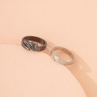 New Rome Opening Finger Simple Fashion Retro Hip Hop Exquisite Ring sku image 1
