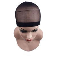 European And American Style Black High Elastic Wig Hair Net Hair Cap Wholesale sku image 2