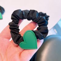 Fashionable Green Retro Ins Head Rope Hair Ring sku image 2