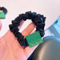 Fashionable Green Retro Ins Head Rope Hair Ring sku image 4
