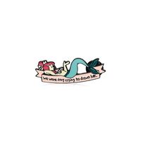 Cross-border New Arrival Cartoon Character Brooch Badge European And American Cute Badge Anime Peripheral Mermaid Brooch Accessories sku image 2