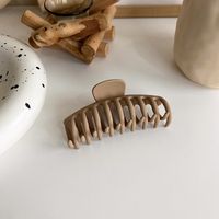 New Milk Tea Coffee Color Clip Elegant Temperament Hairpin Simple Hair Accessories sku image 15