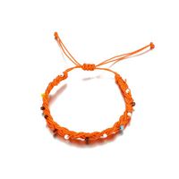 Ethnic Wind Rope Handmade Twist Rice Beads Woven Bracelet Nhgy152686 sku image 1