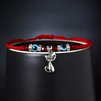 New Blue Eye Armband Evil Eye Red Rope Geflochtenes Verstellbares Armband Großhandel sku image 10