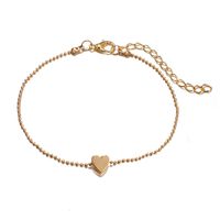 New Jewelry Fashion Geometric Peach Heart Hollow Lotus Flower Bracelet Anklet main image 11