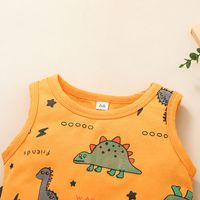 2021 Bébé Dinosaure Une Pièce Vêtements Pour Enfants Dessin Animé Bébé Barboteuse main image 3