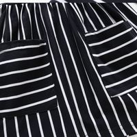 New Striped Long Sleeve Dress Children's Round Neck Dress Skirt Cross-border Casual Skirt main image 4