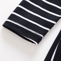 New Striped Long Sleeve Dress Children's Round Neck Dress Skirt Cross-border Casual Skirt main image 5