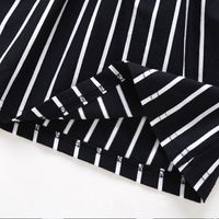 New Striped Long Sleeve Dress Children's Round Neck Dress Skirt Cross-border Casual Skirt main image 6