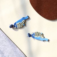 Creative Funny Acrylic Bird Earrings Cute Simple Earrings Women Wholesale main image 3
