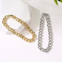 Fashion Micro-inlaid Zircon Bracelet European And American 18k Gold-plated Copper Bracelet main image 1