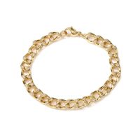 Fashion Micro-inlaid Zircon Bracelet European And American 18k Gold-plated Copper Bracelet main image 3