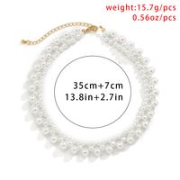 European And American Baroque Imitation Pearl Clavicle Necklace main image 5