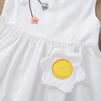 2021 New Dress Summer Baby Cute Vest Skirt Baby Solid Color Sleeveless Skirt main image 4