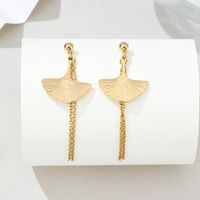 Lady Leaf Patchwork Plating Stainless Steel No Inlaid Earrings main image 5