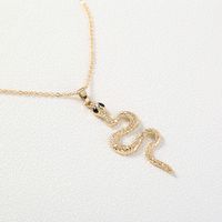 Element Metal Snake Clavicle Chain Necklace Wholesale main image 1