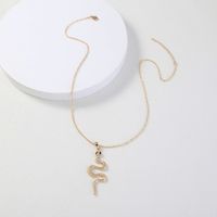 Element Metal Snake Clavicle Chain Necklace Wholesale main image 5