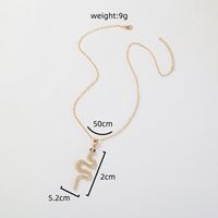 Element Metal Snake Clavicle Chain Necklace Wholesale main image 8