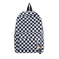 Modetrendfarbe Kariert Rucksack Mit Großer Kapazität Einfache Lässige Schnalle Campus-stil Schülerschultasche sku image 9