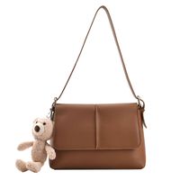 New Trend Simple Retro Bag Texture Shoulder Bag Fashion Casual Messenger Bag sku image 4