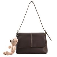 New Trend Simple Retro Bag Texture Shoulder Bag Fashion Casual Messenger Bag sku image 6