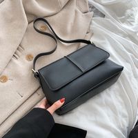 New Trend Simple Retro Bag Texture Shoulder Bag Fashion Casual Messenger Bag sku image 2