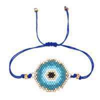 Miyuki Rice Beads Woven Blue Eyes Beaded Bracelet Simple Fashion Ethnic Style Stacking Bracelet Jewelry sku image 2