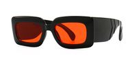 European And American Retro Snakeskin Pattern Wide-leg Sunglasses Wild Trend Sunglasses sku image 5
