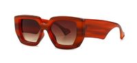 European And American Geometric Contrast Color Retro High-end Sunglasses sku image 1