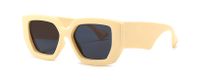 European And American Geometric Contrast Color Retro High-end Sunglasses sku image 3