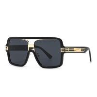 Cross-border Large Frame Flat Top Sunglasses Trend Modern Retro Sunglasses sku image 1