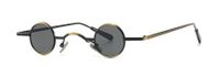 Cross-border Foreign Trade Steampunk Retro Round Narrow Lens Sunglasses sku image 4