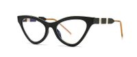 Cat-eye Shape Frame Sunglasses Classic Retro Trend Anti-blue Light Flat Mirror sku image 1