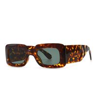 Retro Sunglasses Contrast Color Wide-leg Sunglasses Wild Trend Sunglasses sku image 1