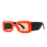 Retro-sonnenbrille Kontrastfarbe Sonnenbrille Mit Weitem Bein Wilde Trend-sonnenbrille sku image 3