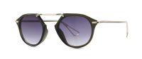 New Style Retro Round Frame Thin Leg Leopard Geometric Sunglasses sku image 3