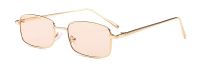Capsule-shaped Narrow Retro Sunglasses European And American Catwalk Square Sunglasses sku image 6
