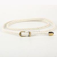 Woven Belt Pin Buckle Retro Casual Thin Belt Waist Rope Wholesale sku image 7