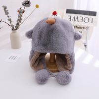 Protection Ears Chicken Shape Plush Caps Thicken Warm Hat Children's Hat sku image 9