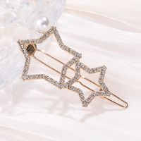Shining Exquisite Hollow Star Shape Fashion Ladies Hairpin Accessories main image 3