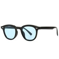 Narrow Frame Anti-blue Light Flat Mirror Trend Modern Charm Retro Sunglasses main image 3