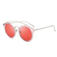 Retro Round Frame Sunglasses Male European And American Sunglasses main image 5