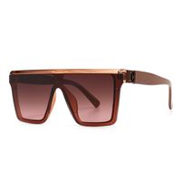 Wide-leg Flat-top Classic Wild Retro Trend Sunglasses main image 4