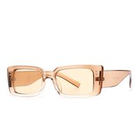 New Modern Retro Square Frame Narrow Rivet Sunglasses main image 6